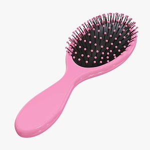 hair paddle brush 3D model
