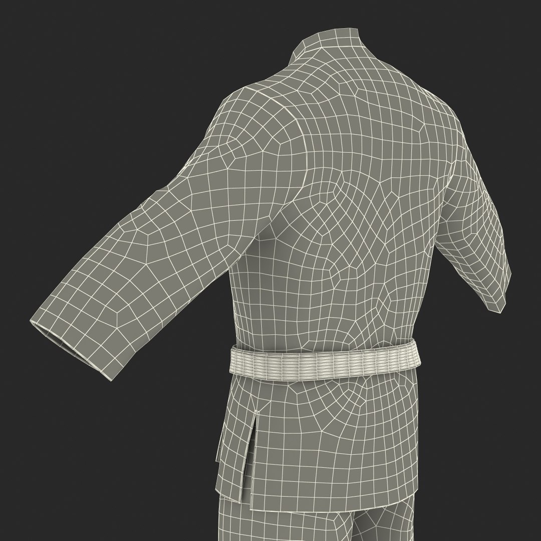 3d Karate Black Suit