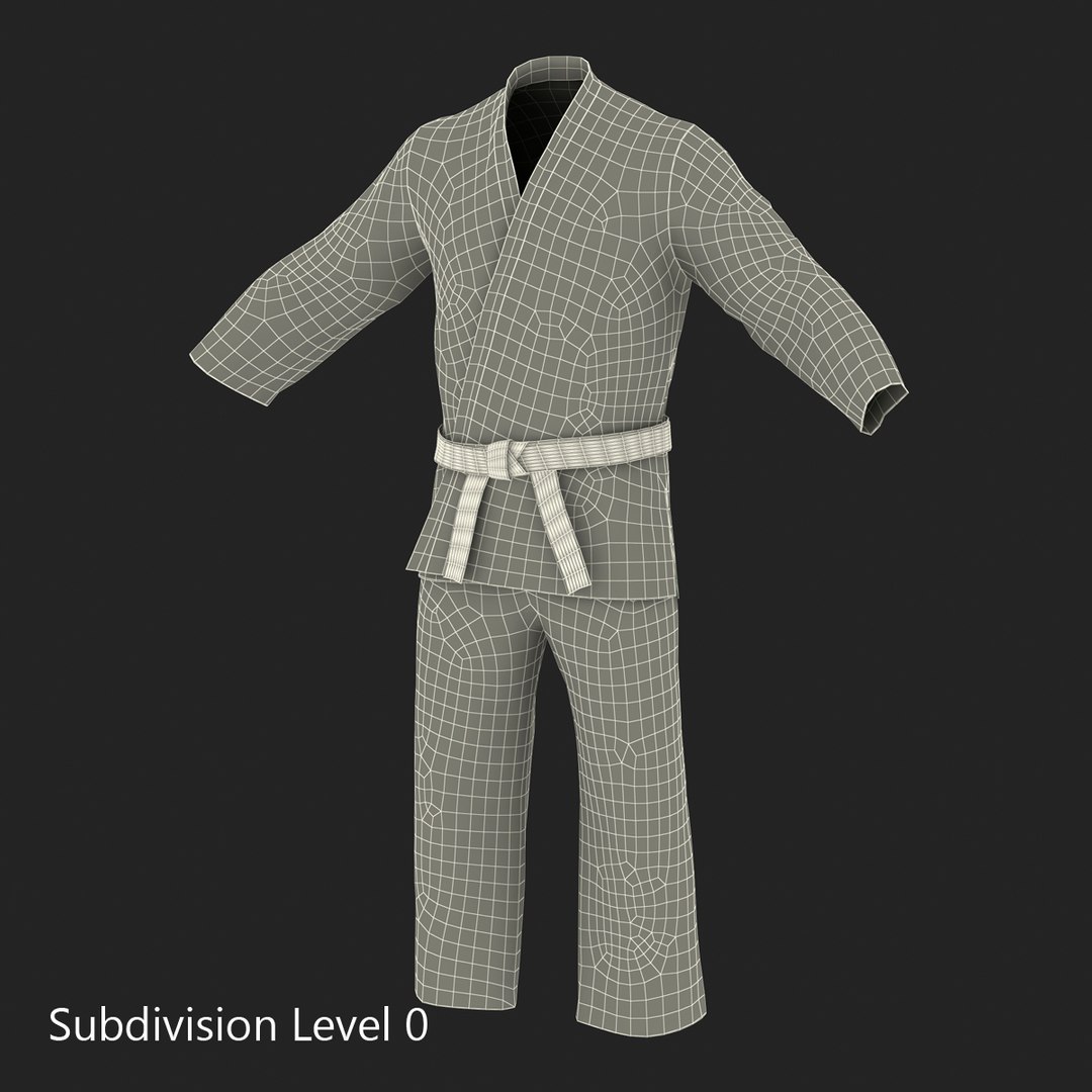 3d Karate Black Suit