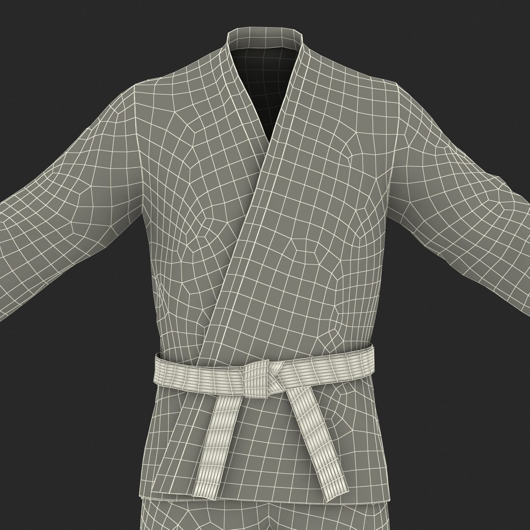 3d Karate Black Suit