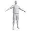 Jugador de baloncesto 1 LOD3 aparejado