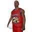 Jugador de baloncesto 1 LOD3 aparejado