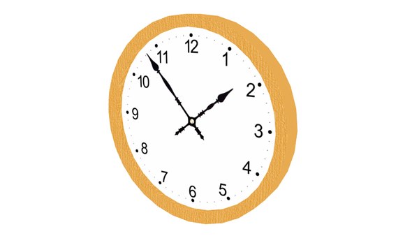 3d model basic clock