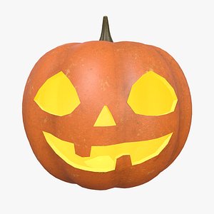 Pbr Halloween Pumpkin v3