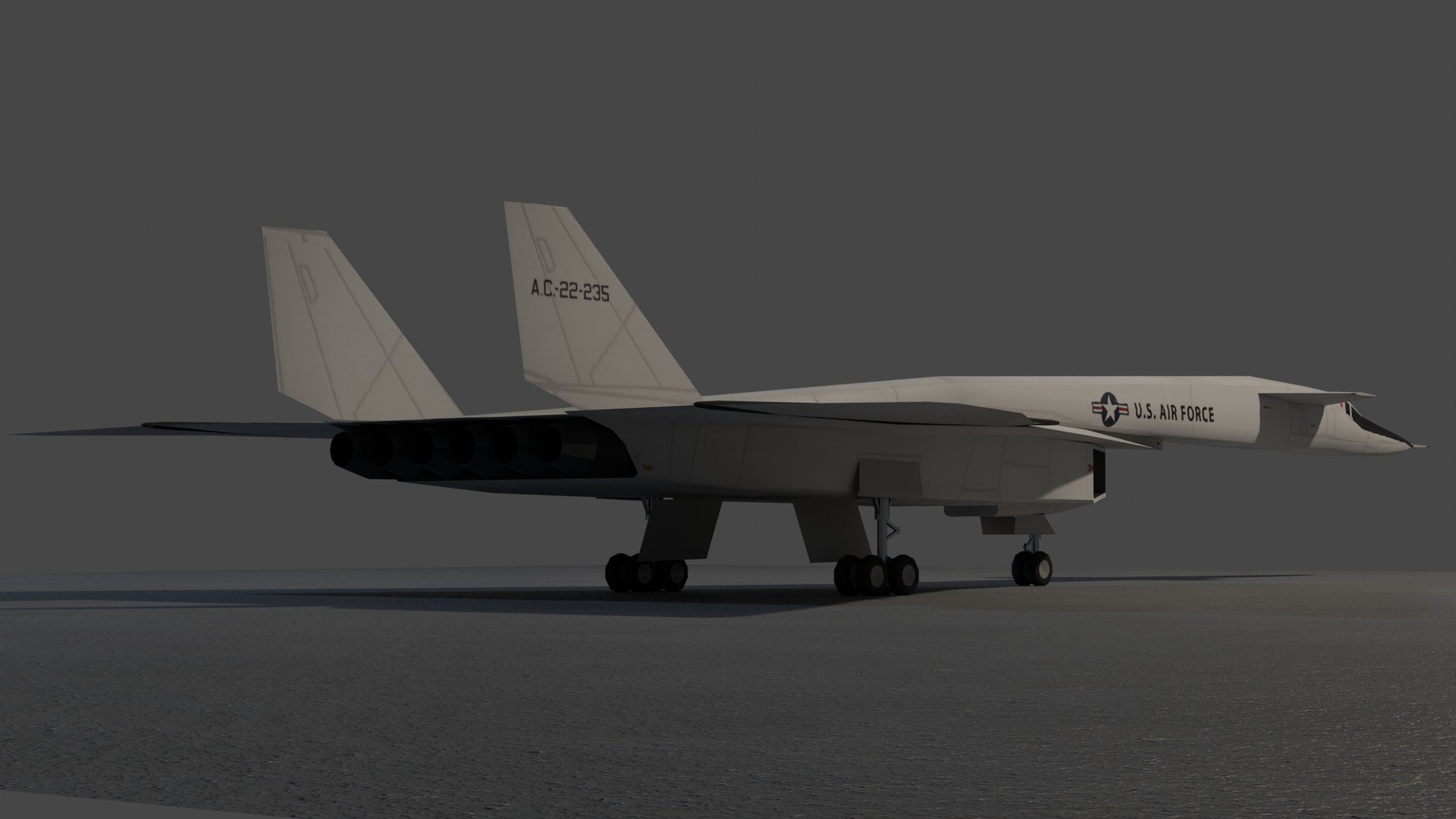 XB-70 Valkyrie, 3D models download