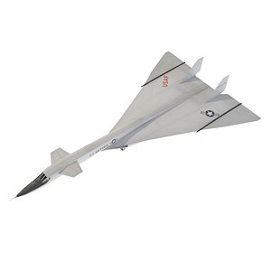North American XB-70 Valkyrie 3D model