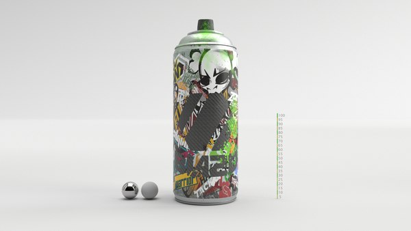 Spray Can Aerosol 3D TurboSquid 1958639   Preview 1 