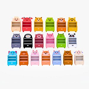 Cartoon Bookcase Pack 01