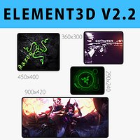 E3D - Mouse Pad Collection model
