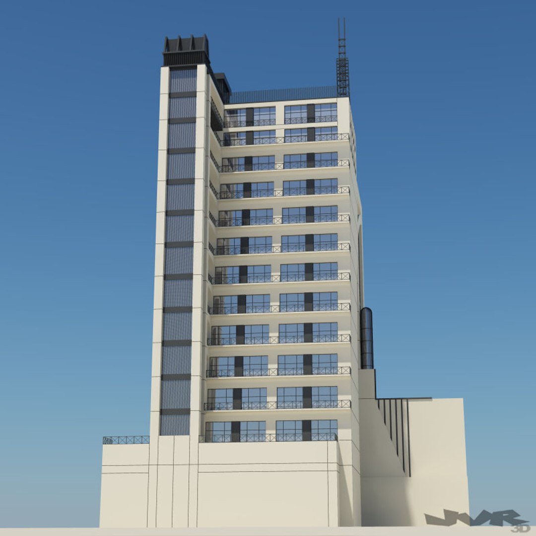 sant building 3d model