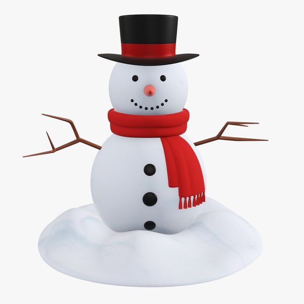 snowman snow man model