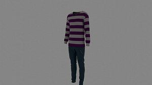 3D Man Clothes model