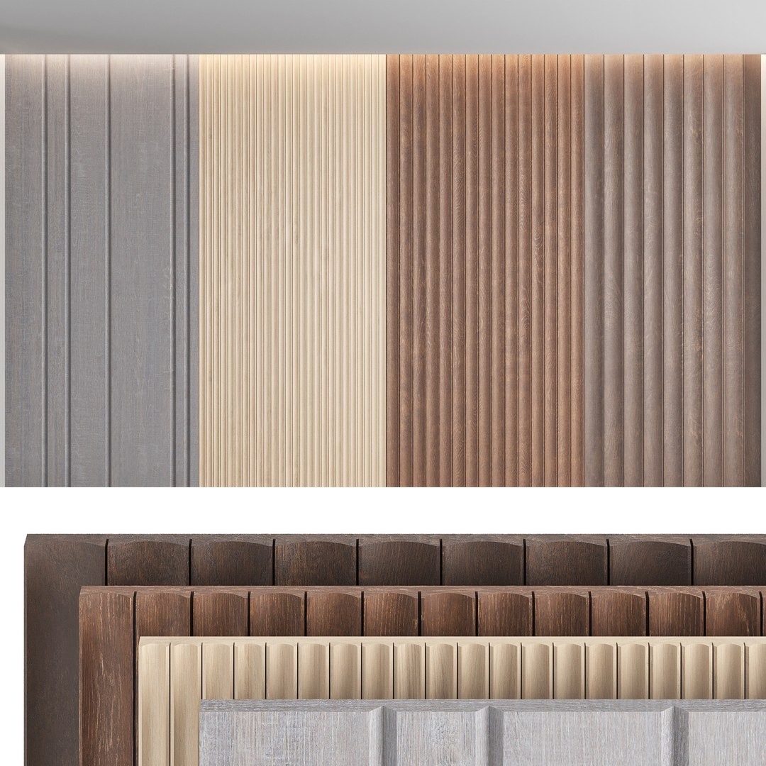 Wood Wall Panels Model - TurboSquid 1532255