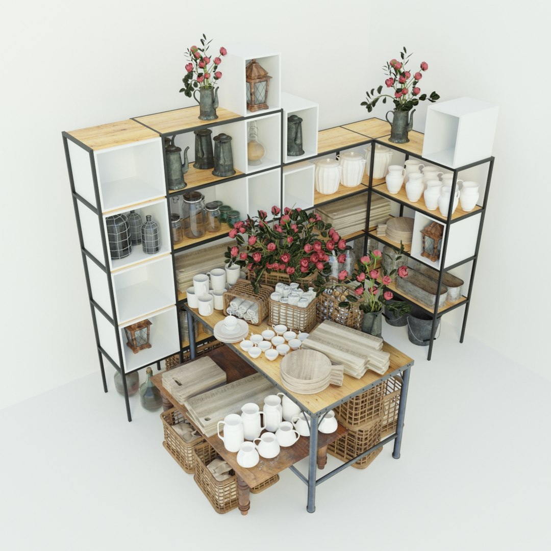 3D Model Grocery Shop - TurboSquid 1795704