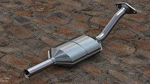 catalytic converter 3D model