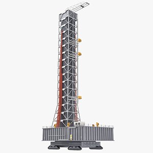 Mobile Launcher Base 3D model