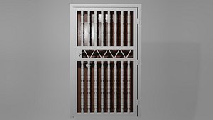 3D Steel Door model