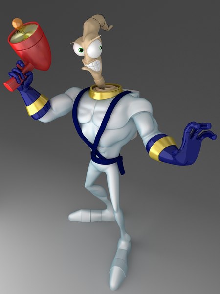 3d earthworm jim model