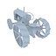 old tractor 3D model
