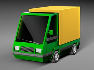 cartoon car 3D model