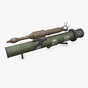 RPG-28 Anti-tank Rocket Launcher Low-poly PBR