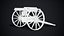 QF 1-Pfünder PomPom Cannon WW1