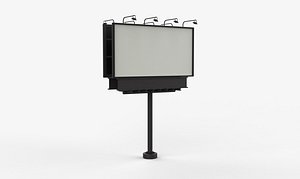 Billboard 3D model 3D model