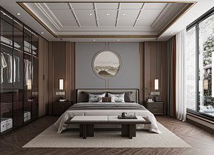 3D model Modern bedroom