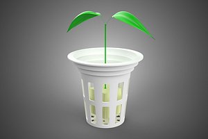HYDROPONIC SEEDLING NET POT PLANT SOIL LESS SPONGE MEDIUM SPROUT