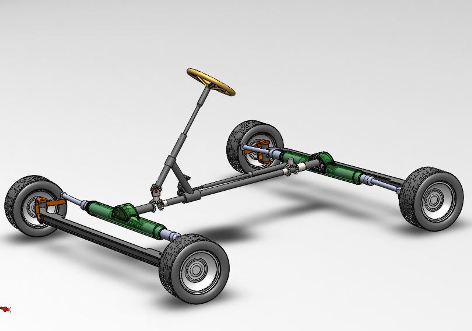 3D Wheel Steering Mechanism Model TurboSquid 1458880