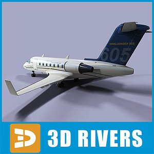 Bombardier challenger 605 01 by 3DRivers
