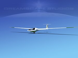 dg-200 sailplane 3D model