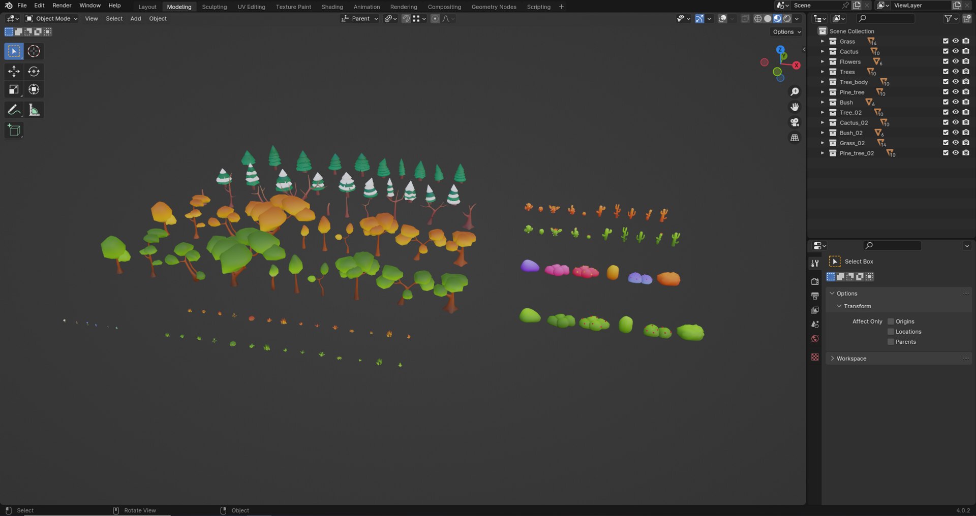 Nature Pack 3D https://p.turbosquid.com/ts-thumb/IG/HODkjy/WP/blenderscene/png/1732566018/1920x1080/fit_q87/b1051e1c8f9caad8d31b2010d9699eb88d0d8dea/blenderscene.jpg
