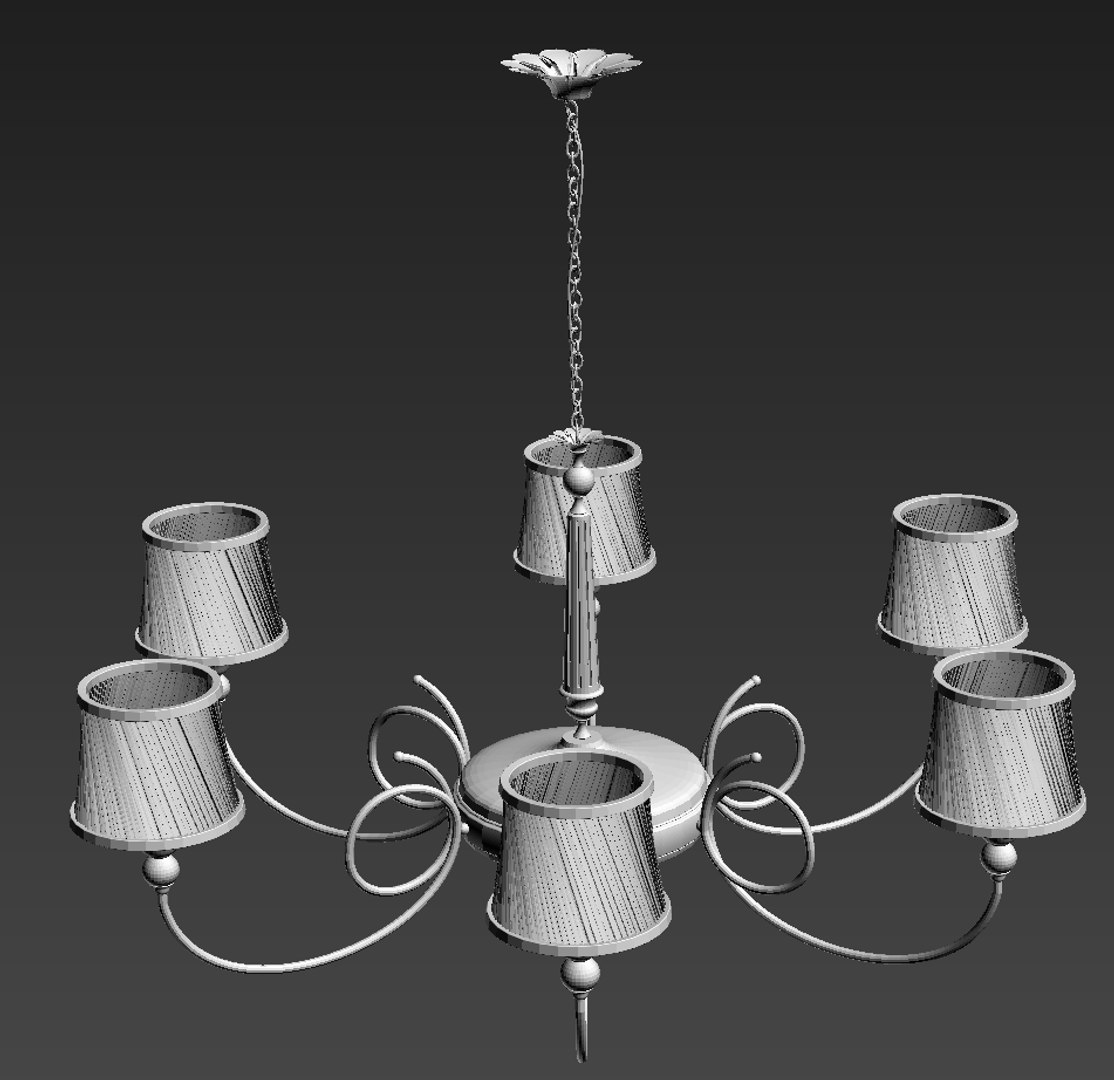 3d model chandelier