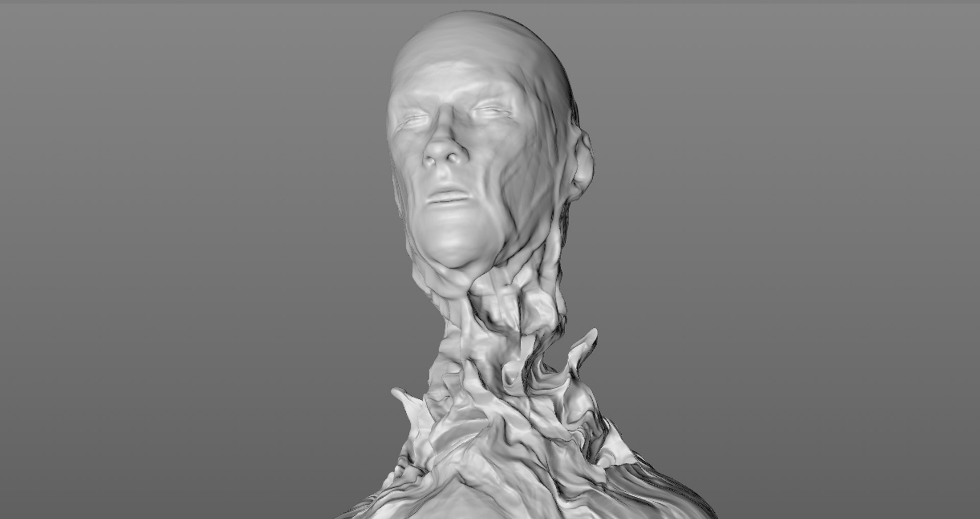 Abstract Male Head C4d