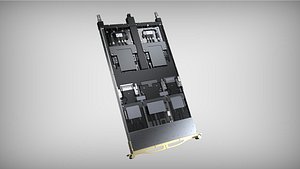 AI Data Center Server Rubin Compute Tray Realistic 3D Model model