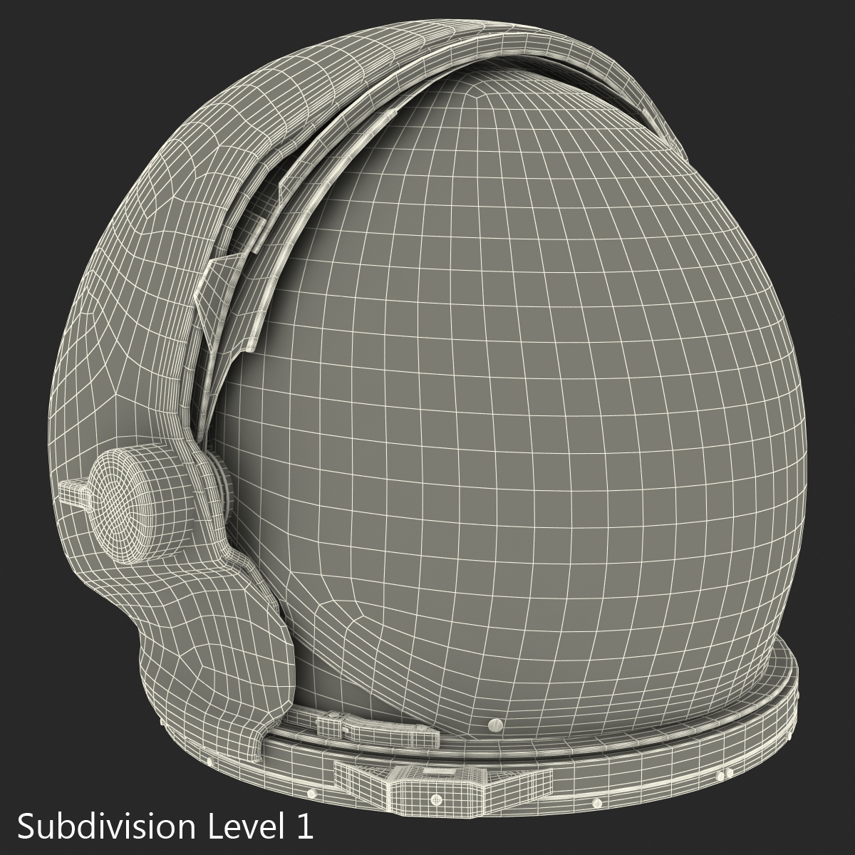 3d nasa space helmet 2