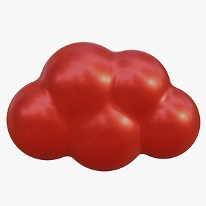 3D Red Cloud