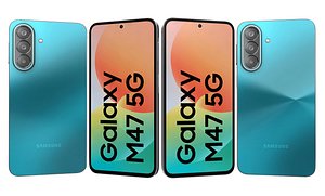 Samsung Galaxy M47 Blue 3D model