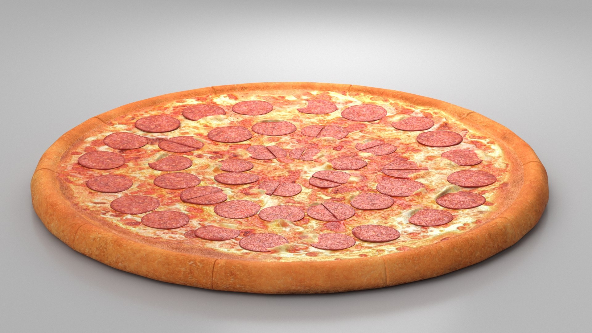 3D Pepperoni Pizza - TurboSquid 2223886