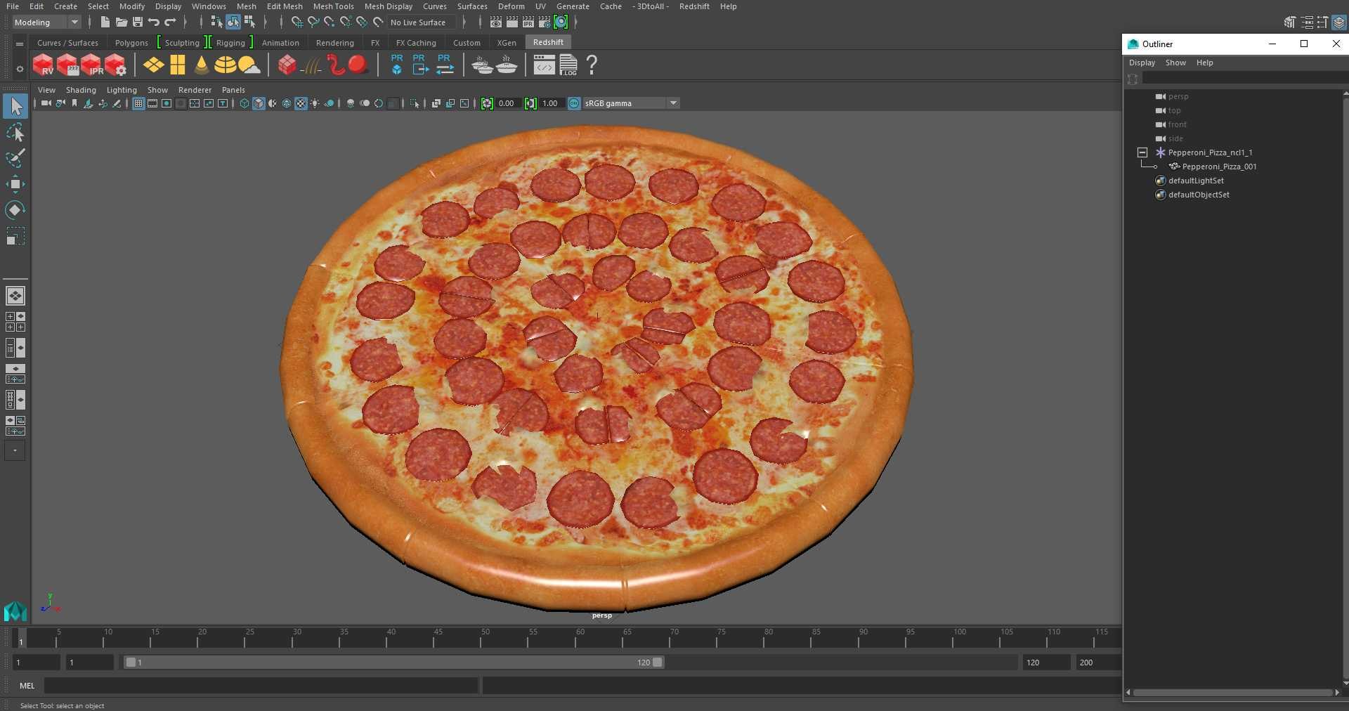 3D Pepperoni Pizza - TurboSquid 2223886