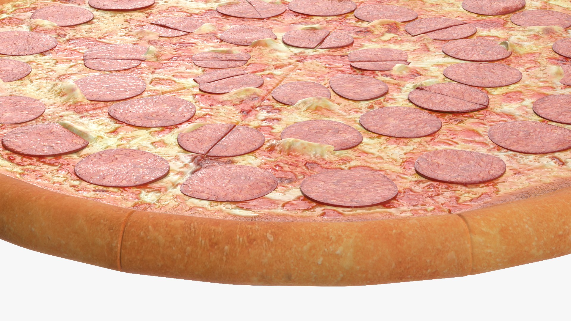 3D Pepperoni Pizza - TurboSquid 2223886