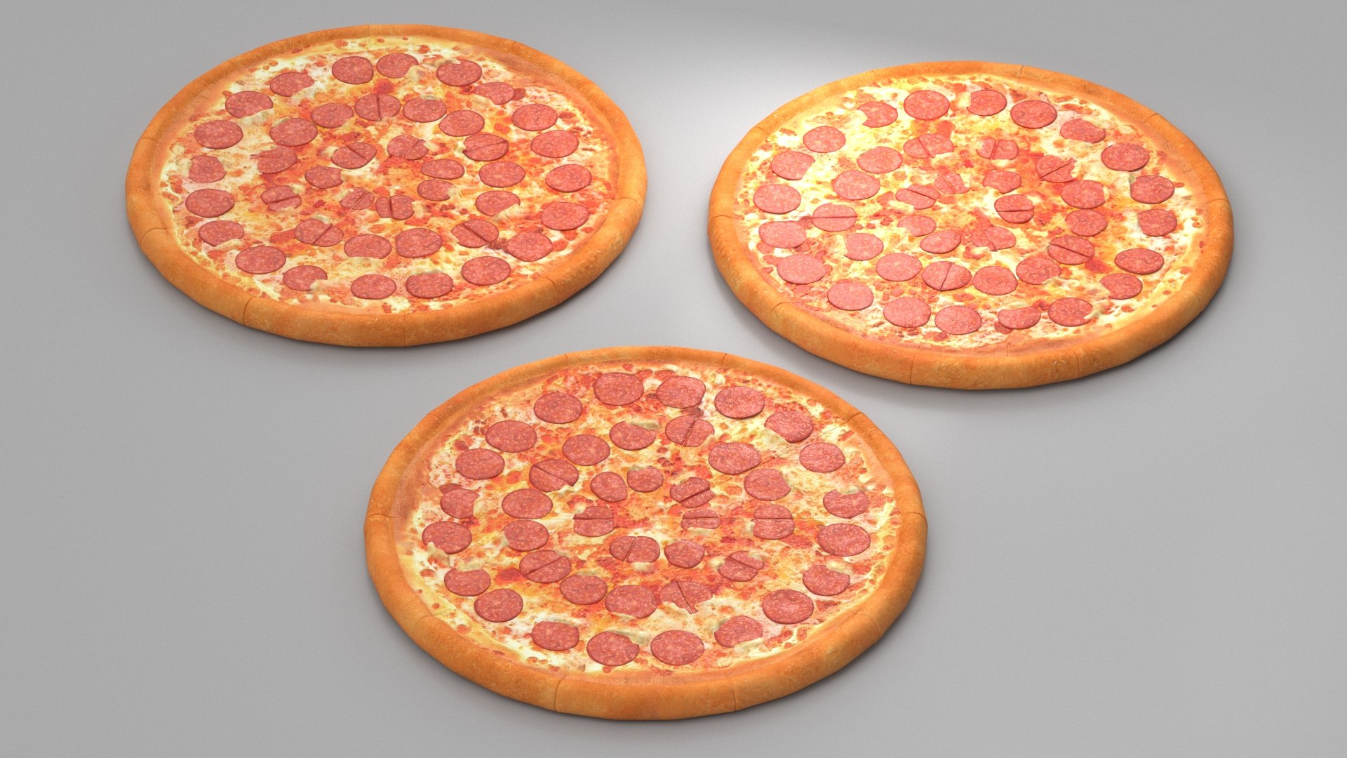 3D Pepperoni Pizza - TurboSquid 2223886