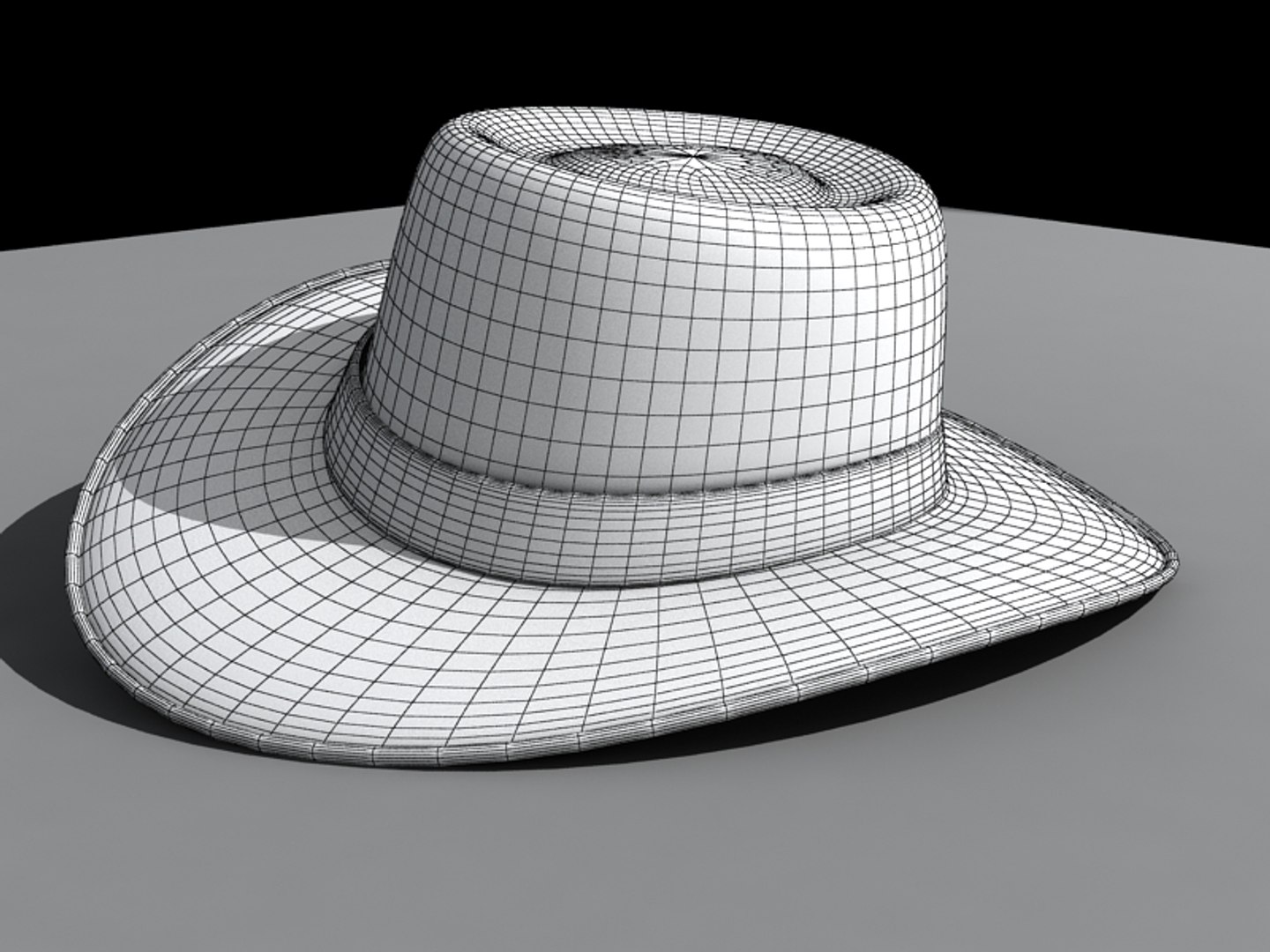 stetson hat 3d model