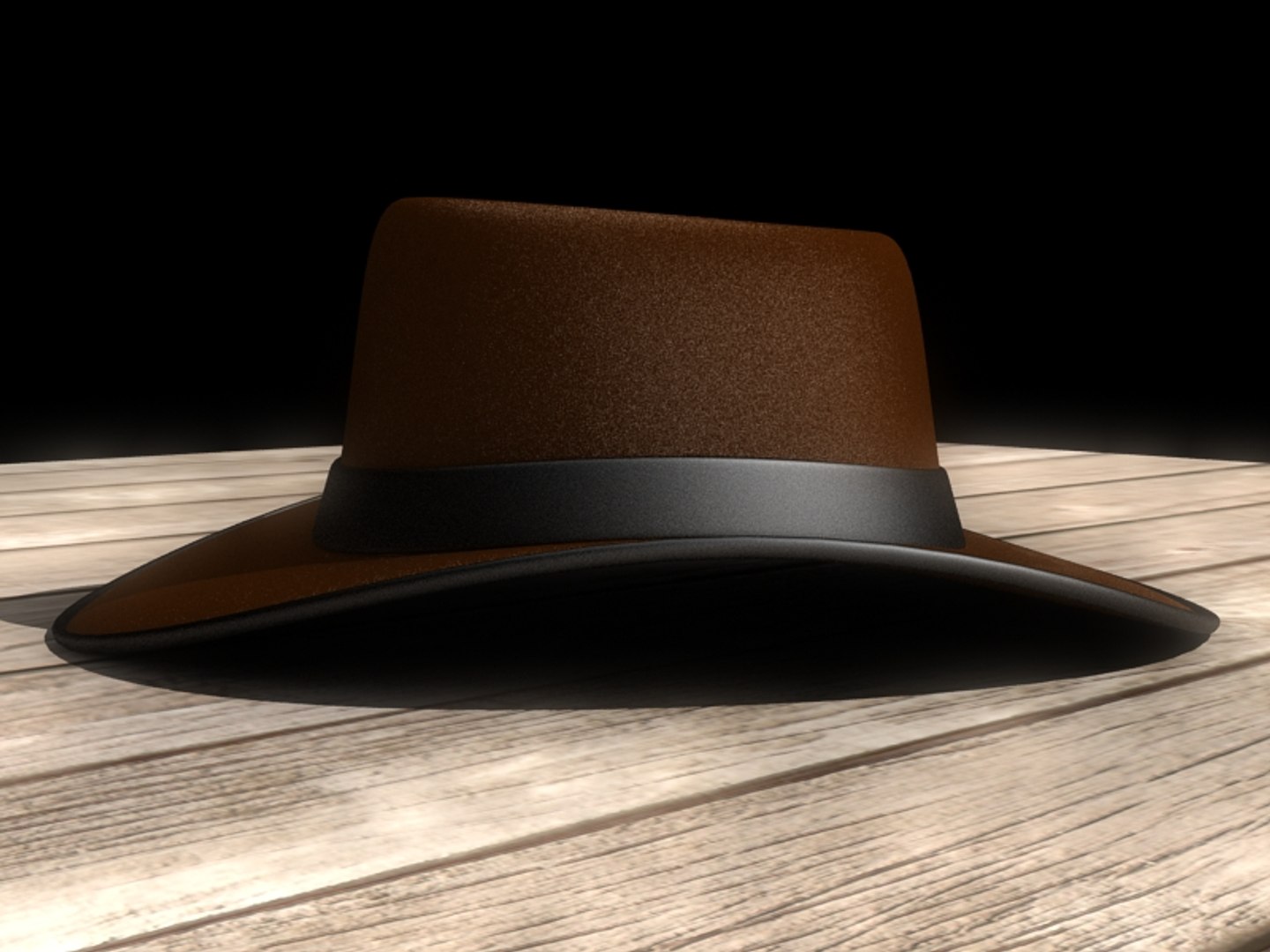 stetson hat 3d model