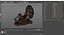 Cinema 4D 用に装備された Herbert Wells のレトロ タイム マシン
