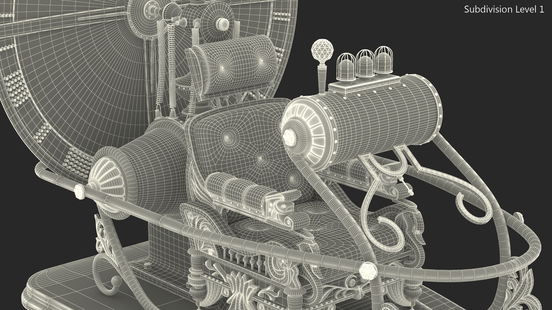 3D Retro Time Machine by Herbert Wells Rigged for Cinema 4D https://p.turbosquid.com/ts-thumb/IG/ZwSMqX/bJ/retrotimemachinebyherbertwellsriggedforcinema4dvray3dmodel023/jpg/1695086417/1920x1080/fit_q87/bfd8f1677563d9d68c8544998bea366f3655f497/retrotimemachinebyherbertwellsriggedforcinema4dvray3dmodel023.jpg