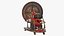 Cinema 4D 用に装備された Herbert Wells のレトロ タイム マシン