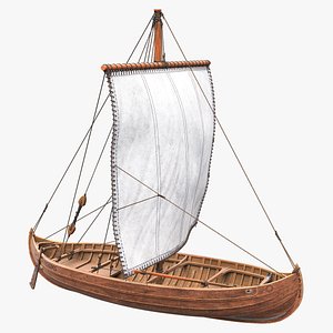 Viking Knarr 3D model