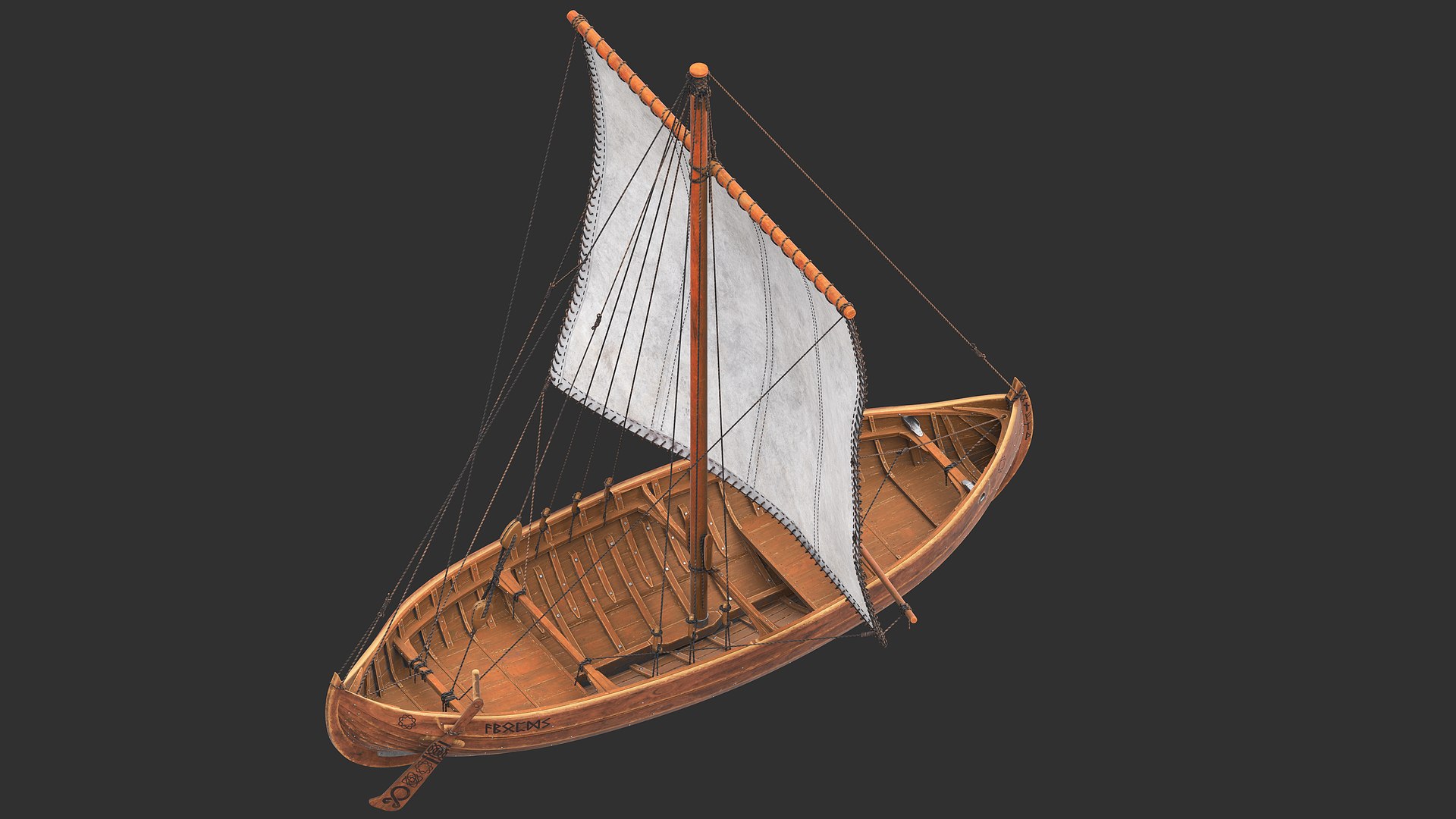 Viking Knarr 3D Model - TurboSquid 2312541